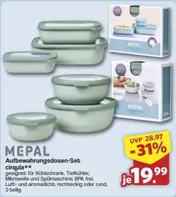 Famila Nord West MEPAL Aufbewahrungsdosen-Set cirquula** Angebot