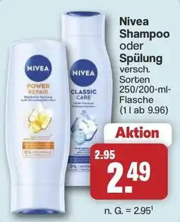 Famila Nord West Nivea Shampoo oder Spülung Angebot