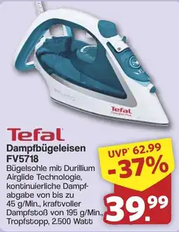 Famila Nord West Tefal Dampfbügeleisen FV5718 Angebot