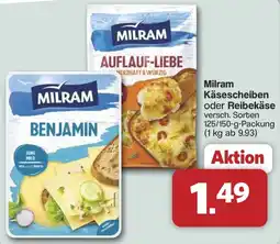 Famila Nord West Milram Käsescheiben oder Reibekäse Angebot