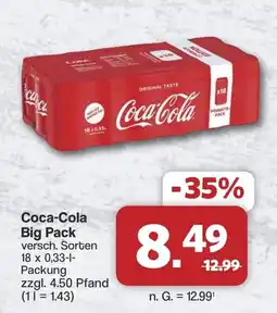 Famila Nord West Coca-Cola Big Pack Angebot