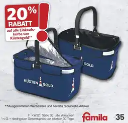 Famila Nord West Einkaufskörbe von KüstenGold Angebot
