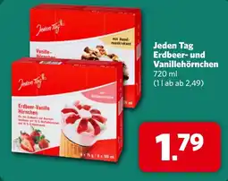 Famila Nord West Jeden Tag Erdbeer- und Vanillehörnchen Angebot