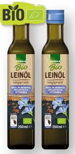 Scheck-in-Center Edeka Bio Leinöl Angebot