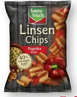 Scheck-in-Center Funny Frisch Linsen Chips Paprika Style Angebot