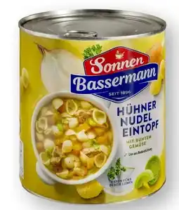 Scheck-in-Center Sonnen-Bassermann Hühner-Nudel-Eintopf Angebot