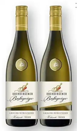 Scheck-in-Center Oberbergener Baßgeige Grauer Burgunder Kabinett Angebot