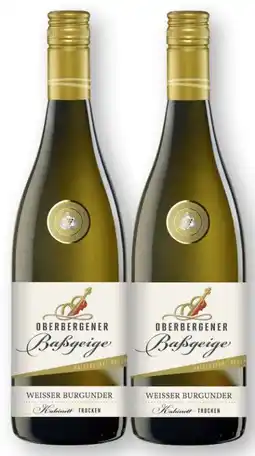 Scheck-in-Center Oberbergener Baßgeige Weißer Burgunder Kabinett Angebot