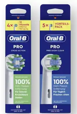 Scheck-in-Center Oral-B Aufsteckzahnbürsten Pro Cross-Action Angebot