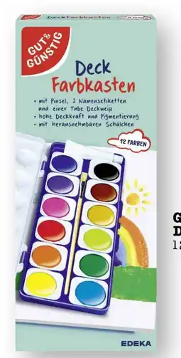Scheck-in-Center Gut & Günstig Deckfarbkasten Angebot