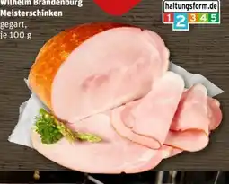 REWE Center Metzgerei Wilhelm Brandenburg Meisterschinken Angebot