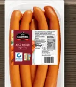REWE Center Unsere Hausmarke Käse-Wiener Angebot