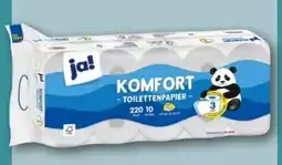 REWE Center ja! Komfort-Toilettenpapier Angebot