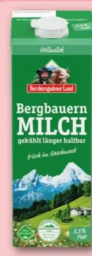 REWE Center Berchtesgadener Land Frische Bergbauern Milch Angebot