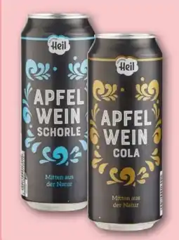 REWE Center Heil Apfelwein Cola Angebot