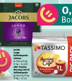 REWE Center Jacobs Lungo Kaffeekapseln Intenso Angebot