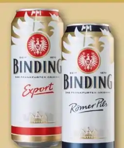 REWE Center Binding Römer Pils Angebot