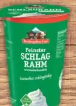 E-Center Berchtesgadener Land Feinster Schlagrahm Angebot
