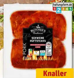 nahkauf Butcher’s Barbecue Schweine-Hüftsteaks Angebot
