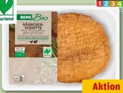 REWE Center Rewe Bio Hähnchen-Schnitte Wiener Art Angebot