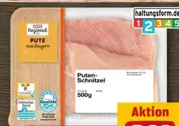 REWE Center Rewe Regional Puten-Schnitzel Angebot