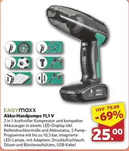 Combi EASYmaxx Akku-Handpumpe 11,1 V Angebot