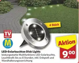 Combi LED-Solarleuchten Disk Lights Angebot