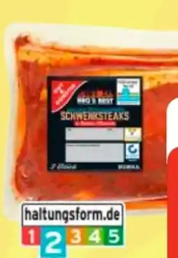 Edeka Frischemarkt Gut & Günstig Schwenksteaks Angebot