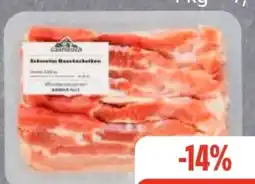 Edeka Frischemarkt Gutfleisch Schweine-Bauchscheiben Angebot
