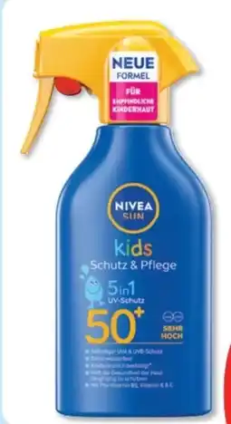 Budni Nivea Sun Kids Schutz & Pflege Sonnenspray LSF 50+ Angebot