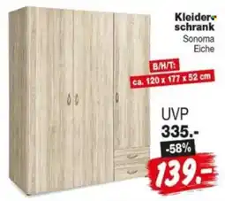 Repo Markt Kleiderschrank Sonoma Eiche Angebot