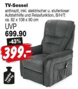 Repo Markt TV-Sessel anthrazit Angebot