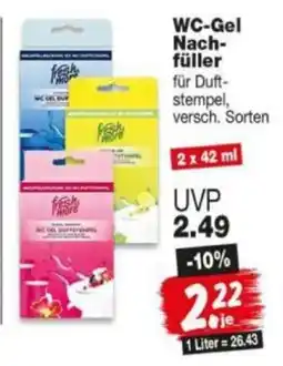Repo Markt WC-Gel Nachfüller für Duftstempel Angebot