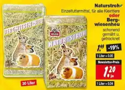 Repo Markt Wilms Naturstroh oder Bergwiesenheu Angebot