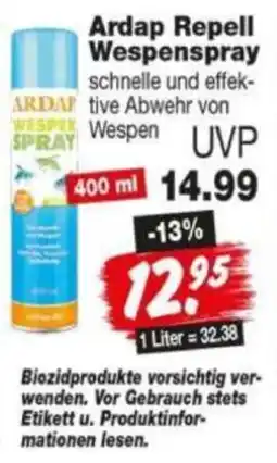 Repo Markt Ardap Repell Wespenspray Angebot