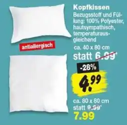 Repo Markt Kopfkissen Angebot