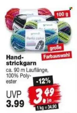 Repo Markt gründi Perla color Hand-strickgarn Angebot