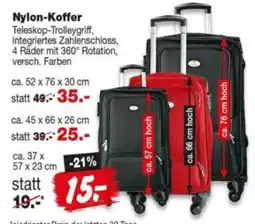 Repo Markt Nylon-Koffer Angebot