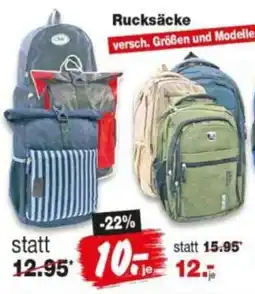 Repo Markt Rucksäcke Angebot
