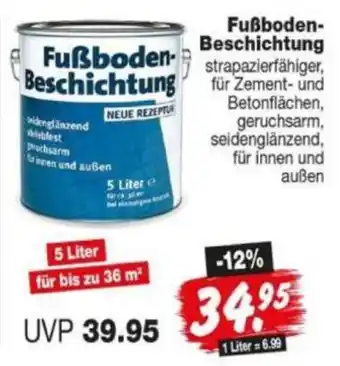 Repo Markt Fußboden-Beschichtung Angebot