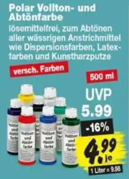 Repo Markt Polar Vollton- und Abtönfarbe Angebot