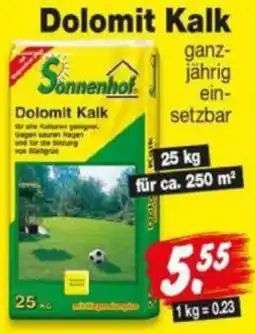 Repo Markt Dolomit Kalk Sonnenhof Angebot