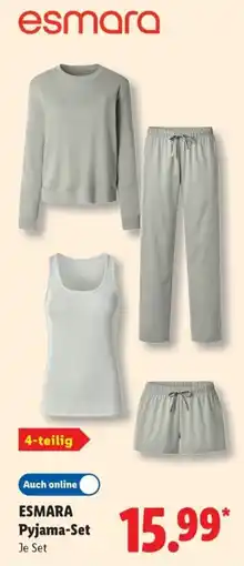 Lidl ESMARA Pyjama-Set Angebot