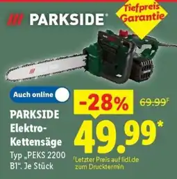 Lidl PARKSIDE Elektro-Kettensäge Angebot