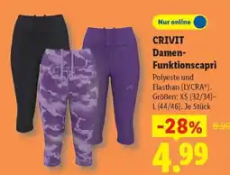 Lidl CRIVIT Damen-Funktionscapri Angebot