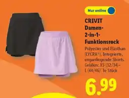 Lidl CRIVIT Damen-2-in-1-Funktionsrock Angebot