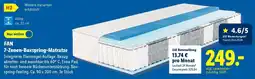 Lidl FAN 7-Zonen-Boxspring-Matratze Angebot