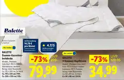 Lidl BALETTE Daunen-Kassettenbettdecke Modell ,,Premium Selection". Angebot