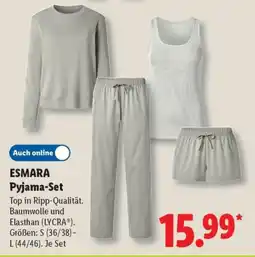 Lidl ESMARA Pyjama-Set Angebot
