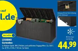 Lidl LIVARNO Gartenbox Angebot